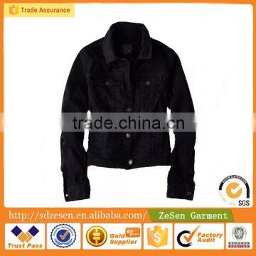 OEM Wholeslae Denim Jacket Women Clothing Manufacturer photo-3