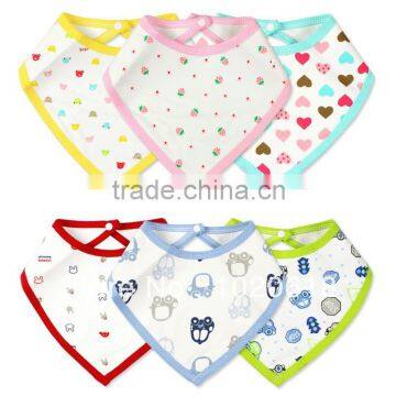 wholesale cotton plush triangle baby bib