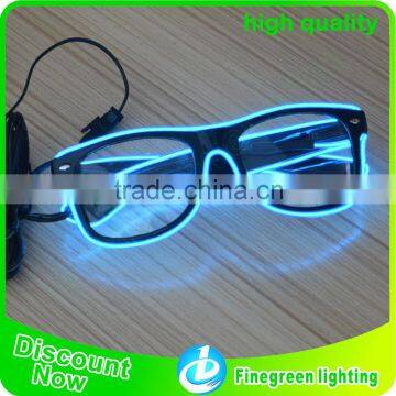 high quality el wire framed glasses el event sunglasses