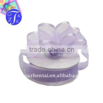 satin edge organza ribbon