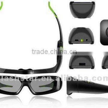 Wireless Active Shutter 3D Glasses for pc