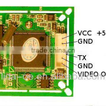 C429-L36 JPEG Compression VGA Camera Module WITH IR-CUT filter mounted on sensor & 3.6mm lens