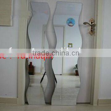 Wholesale frameless wall decorative glass bevel edges mirror