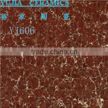 Chinese style low price pulatic red brick floor tile 600x600