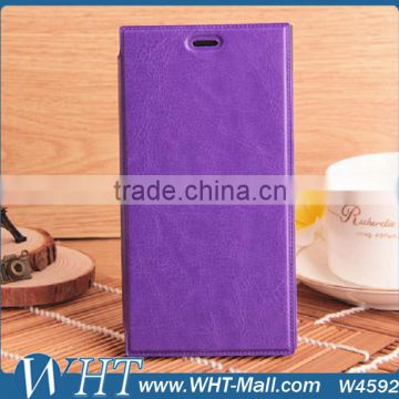 Credit Card Slots Crazy Horse Pattern For Xiaomi Mi3 Case Cover