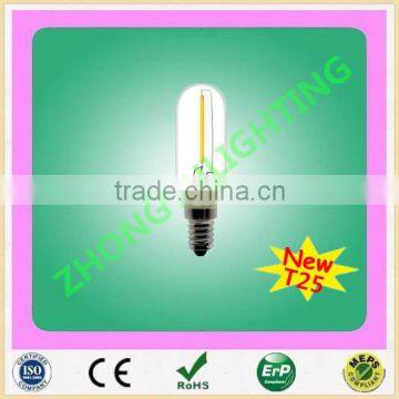 high quality indicator microwave/fridge T25/T8/T45 led filament bulb with CE/UL certificate