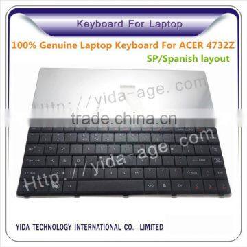 Wholesale Price Spanish layout Replacement laptop Keyboard For Acer 4732 4732Z black