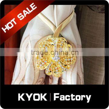 KYOK Luxurious Curtain Tieback Pairs, Aluminum Curtain Buckle Wholesale, photo-3
