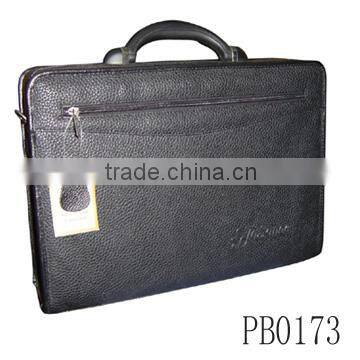 China shop online cheap wholesale pu leather briefcase bag professional document bag