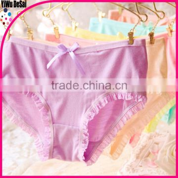 Sweet girl cotton woman underwear wholesale female underwear