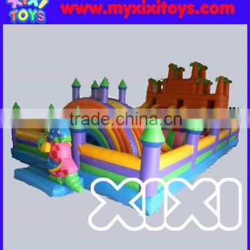 Hot sale Outdoor inflatable amusement park playground, inflatable fun city, inflatable city