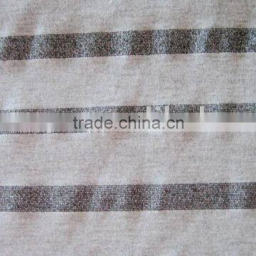 T/R Spandex Jersey Metallic Yarn Dyed Fabric
