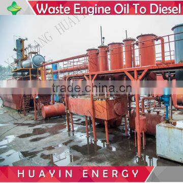 New design dedusting device waste oil distillation plant