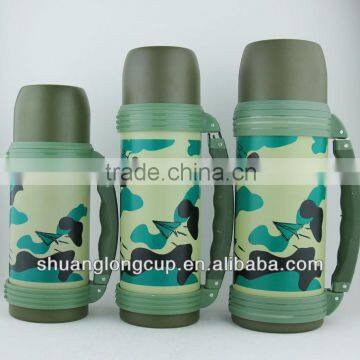 green vacuum travel pot/vacuum thermos