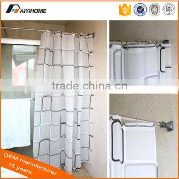 bathroom accessories telescopic shower curtain pole