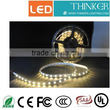 SMD5050 60leds/m white color waterproof IP65 strip with 3 years warranty