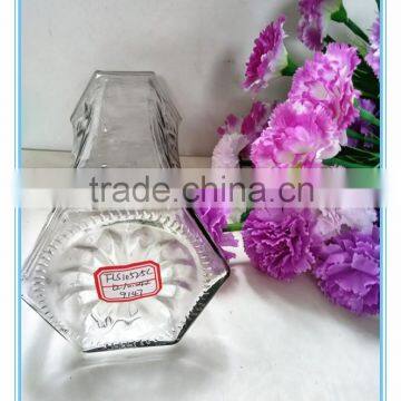 2016 Fulaishan Hot Sale Machine Made Clear Glass Vase for Home Decoration photo-2