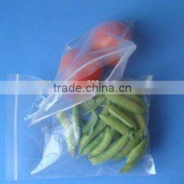 Safety food grade plastic packing bag ldpe material with zipper