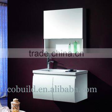 Modern wooden bathroom designs furniture, european design bathroom mirror furniture