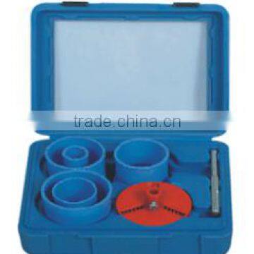 Customized 7Pcs Tungsten CarBide Gritted Hole Saw Kit
