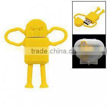 2014 new product wholesale robot usb stick free samples made in china