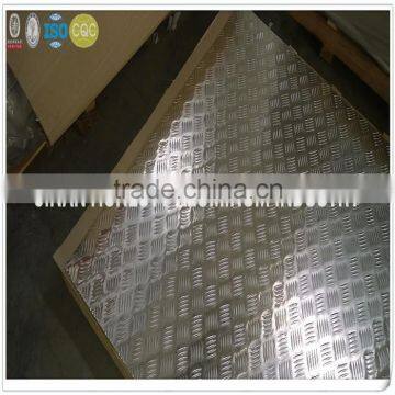 0.2~5mm 3 bar embossed aluminum sheet five bars aluminum sheet