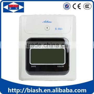 Employee Time Card Punch Time Clock Attendance Machine photo-5