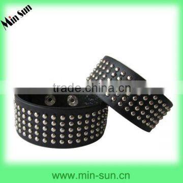 Silicone black Bracelets handle ring