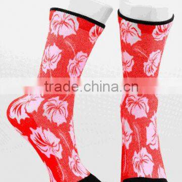 Logo custom sublimated compression socks China wholesale OEM socks