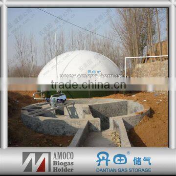 Dual Membrane Methane Gas Holder & Biogas Digester