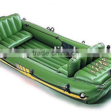 big promotion inflatable plastic fishing boat