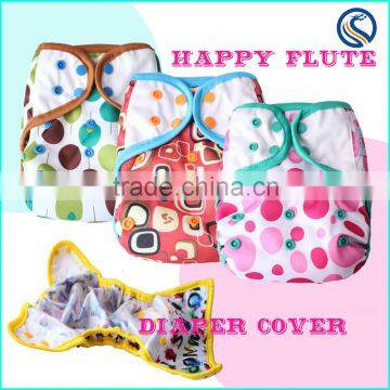 happy flute Waterproof Baby Diaper Cover reusable diaper wrap newest prints