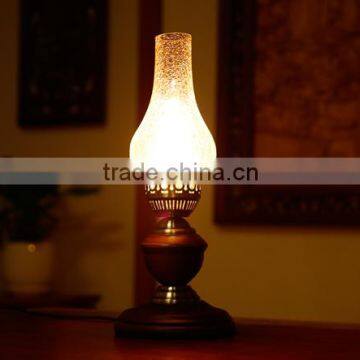 antique wooden table lamp ,table light,desk light