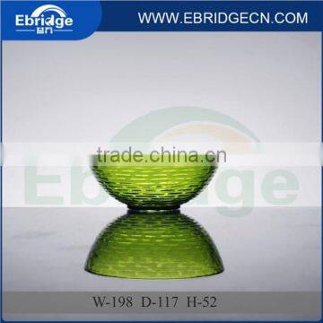 hot selling food gree color glass bowl