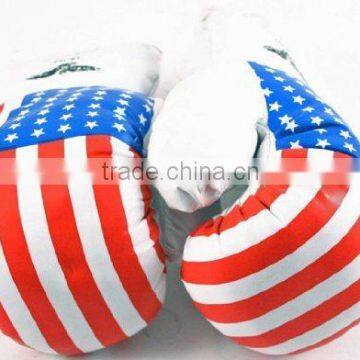 1 Pair USA Flag 20oz Boxing Punching Gloves