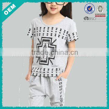 Advertising Customized Kids girls tshirt (lyt010238)