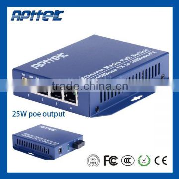 4 ports fiber optic media converter