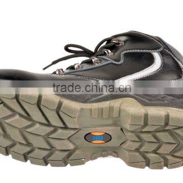 Anti-Puncture Slip Anti Static Top Smooth Leather Toe Cap Working Shoes photo-4