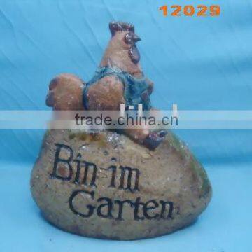 garden decoration, ceramic garden frog