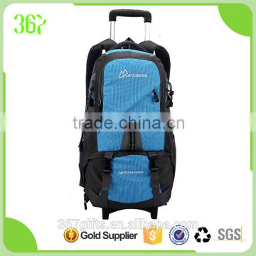 Big Capacity Mountain Top Outdoor Backpack Trolley Bag for Travelling