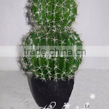 plastic material artificial cactus potted cactus plant with wholesale price