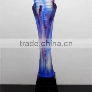 ploughying trophy liuli glass trophy