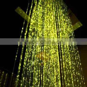 2015 high brightness diy fiber optic lighting curtain, waterfall curtain light