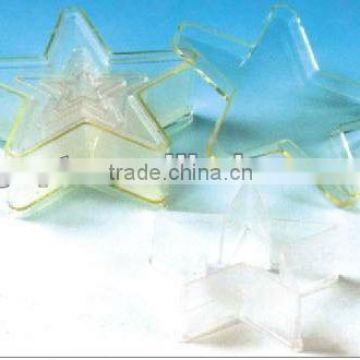 Transparent Plastic Cookie Cutter in star shape