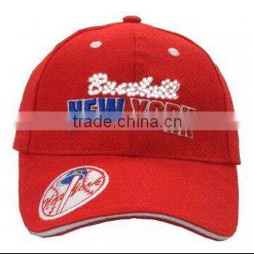 new style advertising&promotional embroidery fiber optic flashing red party cap