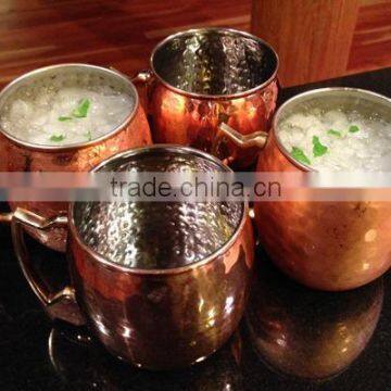 Pure Copper Tankards, Copper Drinking Mugs and Tankards, Moscow Mule Copper Beer Mugs