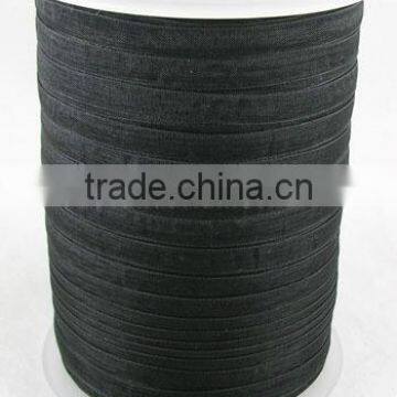 Organza Ribbon, Stringing Materials, Black, 500yd/roll (RS6mmY039)