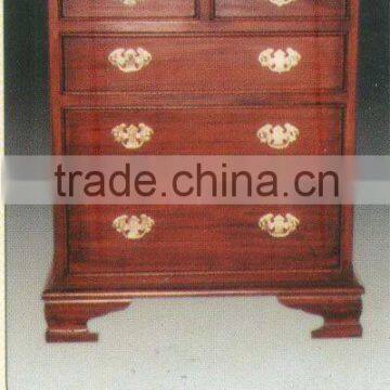 5 Drawer Chest Mahogany Indoor Furniture.