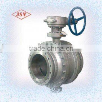 Geare Operation Fixed ball Flange Ball Valve