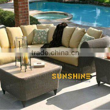 China Supplier outdoor sofa cast aluminum garden furnitureFCO-2403